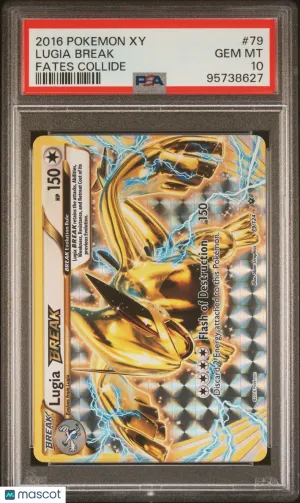 Lugia Break #79 Fates Collide PSA 10 front