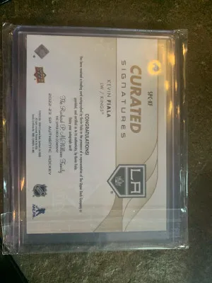 Kevin Fiala Curated Signatures /99 back