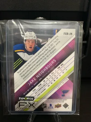 Jake Neighbours Synergy FX Rookie /275 back