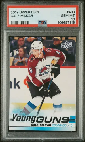 2019 Upper Deck Cale Makar front