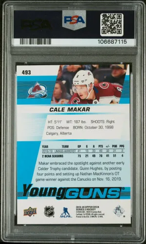 2019 Upper Deck Cale Makar back