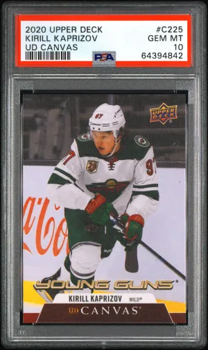 2020 Upper Deck Ud Canvas Kirill Kaprizov Ud Canvas front