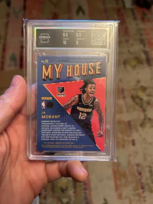 Ja Morant 2021 Optic My House Purple 9.5 back