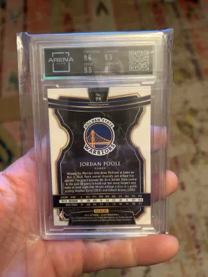 2019 Select Jordan Poole RC 9.5 back