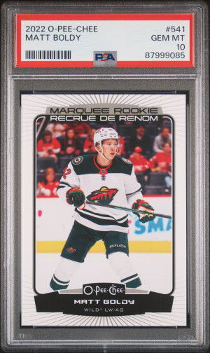 2022 Upper Deck O-Pee-Chee Matt Boldy front