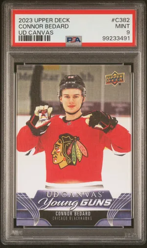 2023 Upper Deck Ud Canvas Connor Bedard front