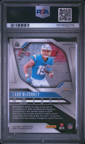 2024 Panini Prizm Ladd Mcconkey Disco Prizm back