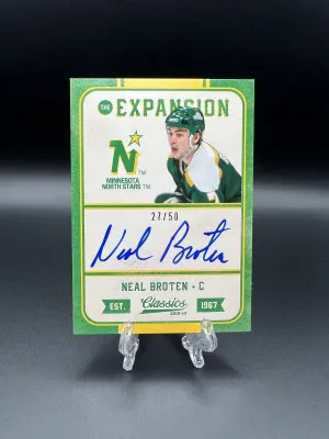 Neal Broten Classics Signatures The Expansion 27/50 front