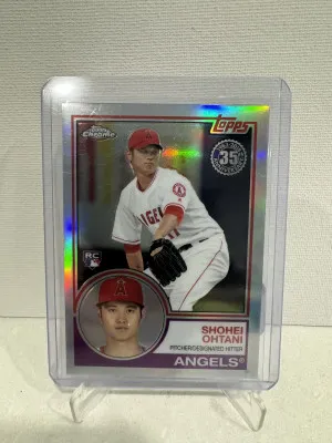 2018 Topps Chrome SHOHEI OHTANI RC 1983 Topps Refractor front