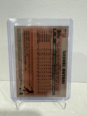 2018 Topps Chrome SHOHEI OHTANI RC 1983 Topps Refractor back