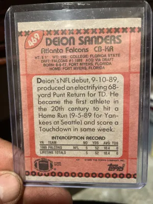 Topps super rookie back