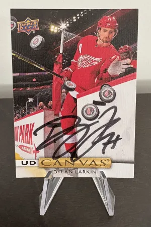Dylan Larkin - In Person Autograph front