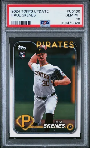 2024 Topps Update Paul Skenes front