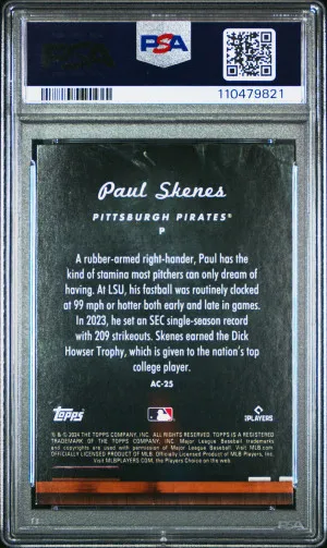 2024 Topps Update All Class Paul Skenes All Class-Blue back