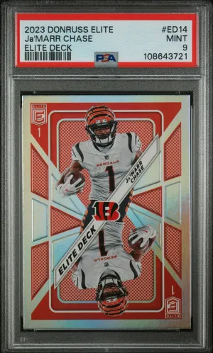 2023 Panini Donruss Elite Elite Deck Ja'marr Chase front
