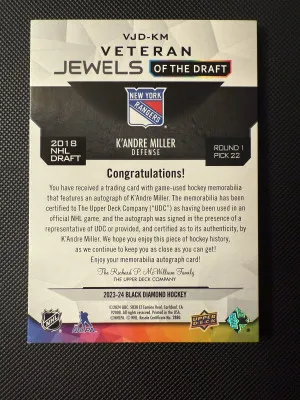 JEWELS K'ANDRE MILLER /49 back