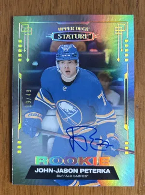 2021-22 Stature John-Jason Peterka Photo Variants Autographs #156 (19/49) front