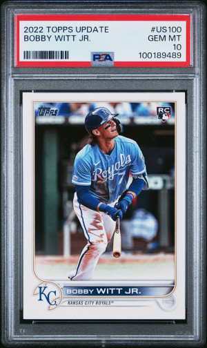 2022 Topps Update Bobby Witt Jr. RC front