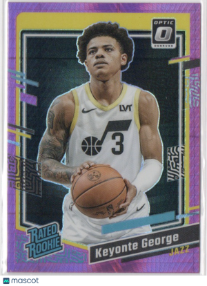 2023-24 Panini Donruss Optic Pink Keyonte George #223 front