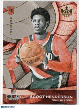 2023-24 Panini Court Kings Scoot Henderson #75 RC front