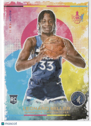 2023-24 Panini Court Kings Leonard Miller #130 RC front