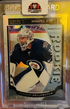 Connor Hellebuyck Rookie /199 front