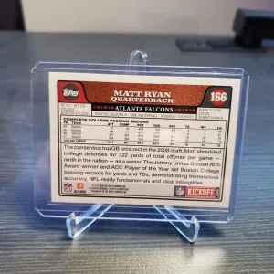 2008 Topps Kickoff - #166 Matt Ryan (RC) back