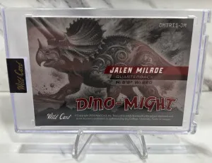 2024 Wild Card Dino Might Jalen Milroe 1/1 back