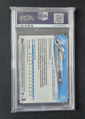 2018 Topps Chrome Ronald Acuna Jr. back