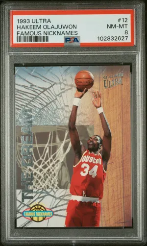 1993 Ultra Famous Nicknames Hakeem Olajuwon Famous Nicknames front