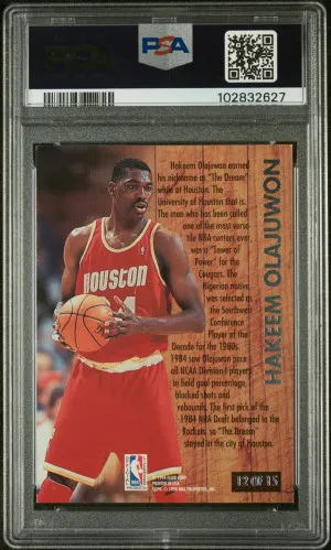 1993 Ultra Famous Nicknames Hakeem Olajuwon Famous Nicknames back