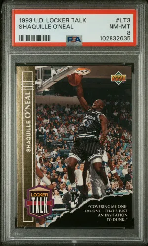 1993 Upper Deck Locker Talk Shaquille O'neal front