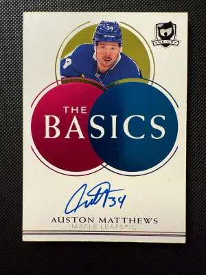 2021-22 UD The Cup Basics Auston Matthews front