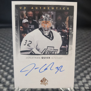 2022-23 SP Authentic Jonathan Quick UDA-JQ UD Authentics front