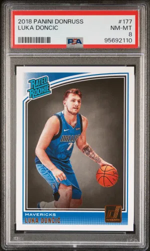 2018 Panini Donruss Rated Rookie Luka Doncic RC front