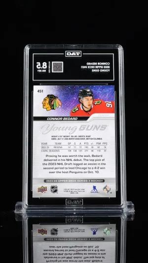 Connor Bedard 2023 Upper Deck Young Guns #451 back