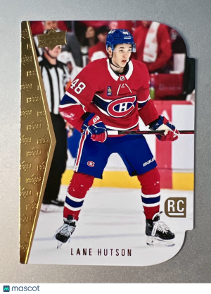 2024-25 Upper Deck Series 2 Lane Hutson Rookie front