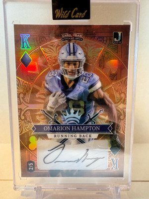 2024 Wild Card Omarion Hampton Auto /5 front