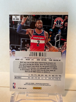 Prizm Deca John Wall Auto back