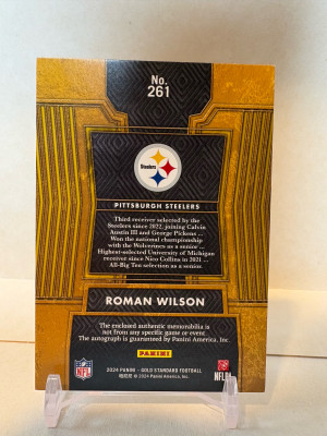 2024 Gold Standard RPA Roman Wilson 1/75 back