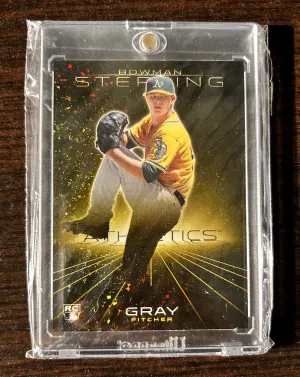 Sonny Gray 2013 Bowma Sterling Rookie Gold Sparkle Refractor 3/3 front