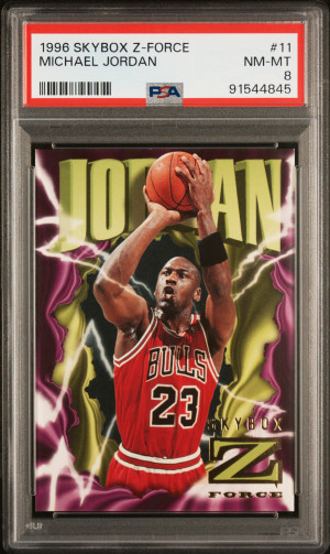 1996 Skybox Z-Force Michael Jordan front