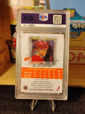1998 Topps Gold Label Class 1 Red Label /100 Nicklas Lidstrom back