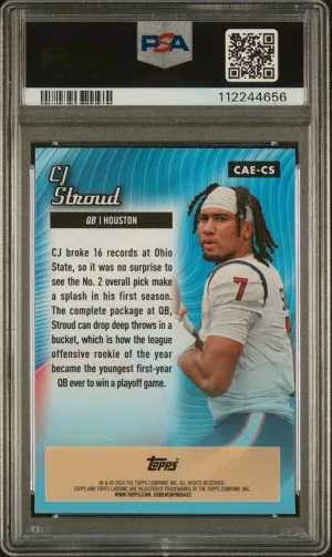 2024 Topps Chrome Chrome All-Etch Cj Stroud Chrome All-Etch back