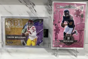 2024 Wild Card Caleb Williams 2 Card Bundle front