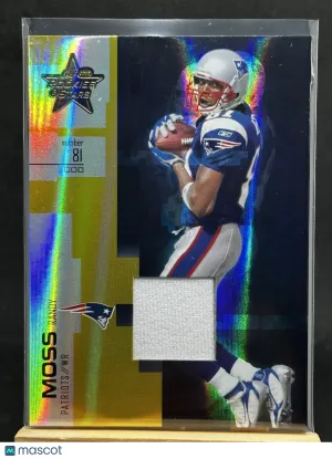 Randy Moss 2007 Donruss Playoff Absolute Mem Rookie Jersey 137/250 #60 front
