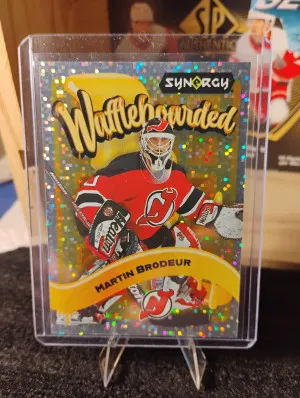 2024-25 Upper Deck Synergy Martin Brodeur Waffleboarded #WB-9 front