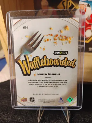 2024-25 Upper Deck Synergy Martin Brodeur Waffleboarded #WB-9 back