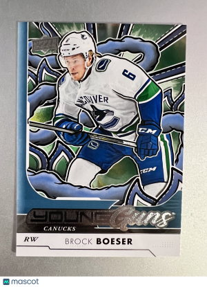 2024-25 Upper Deck Young Guns Series 2 Brock Boeser Parallel/Variety front