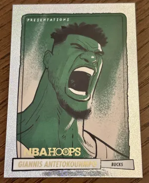 2023 Giannis Antetokounmpo NBA Hoops Presentations Case Hit SSP front